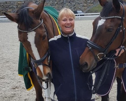 Dressur/bakketrening med Silvia